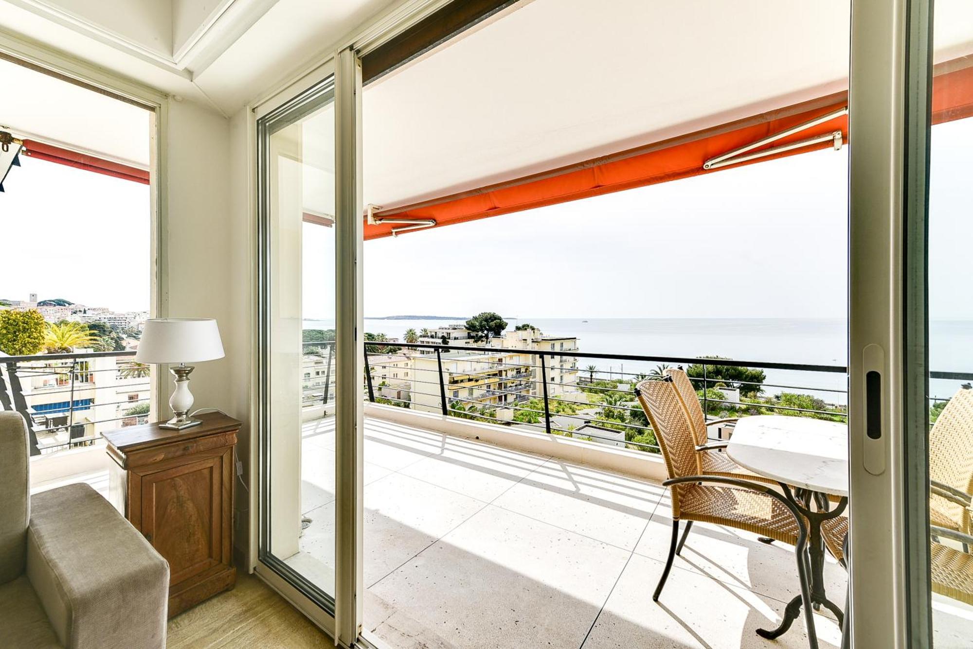 Immogroom- 2 Bedrooms -panoramic Sea View - Huge Apartment Cannes